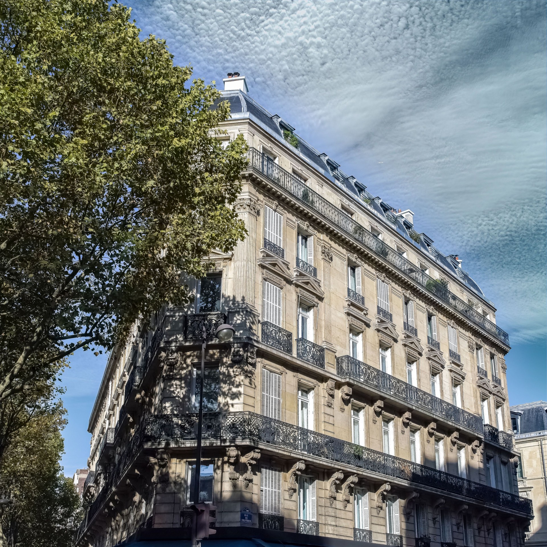 Paris, beautiful facades rue Saint-Dominique