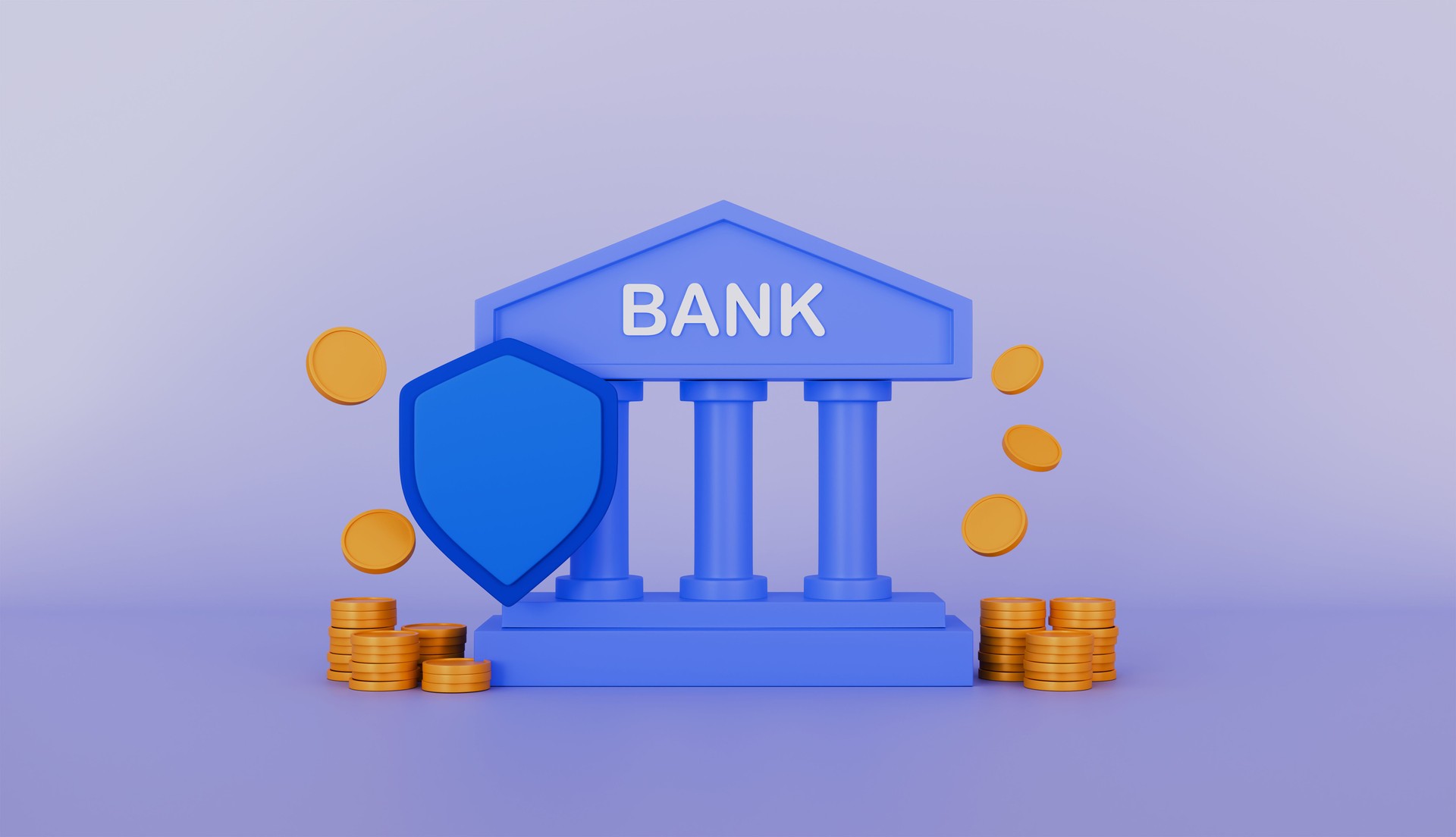 Bank secure deposits and withdrawals, Transaction banking financial online, Save money concept